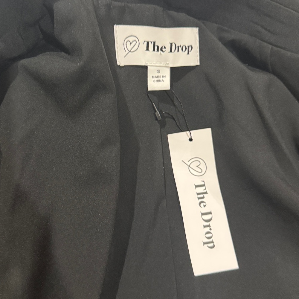 The Drop Blake Women's Long Black Blazer S NWT academic preppy workwear office - Picture 7 of 7